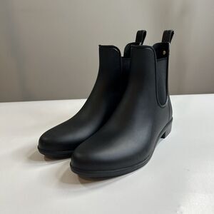 Sam Edelman Boots Women's 7 Tinsley Rubber Rain Boots Matte Black